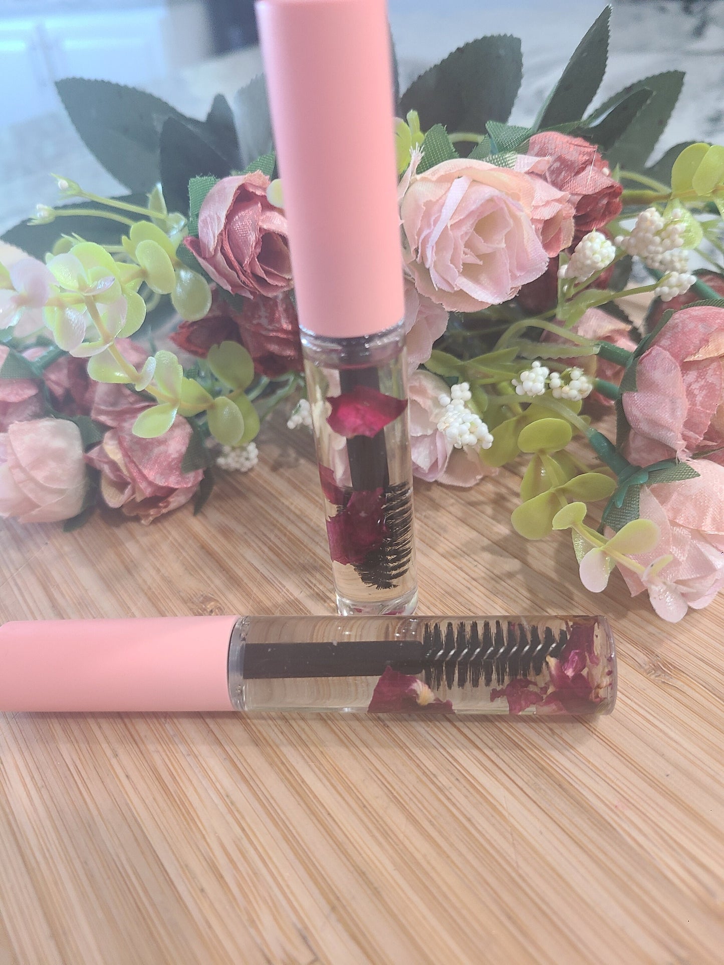 Eyelash and Eyebrow Growth Serum with Hemp Oil Castor Oil. Lash Strengthener All Organic Ingredients