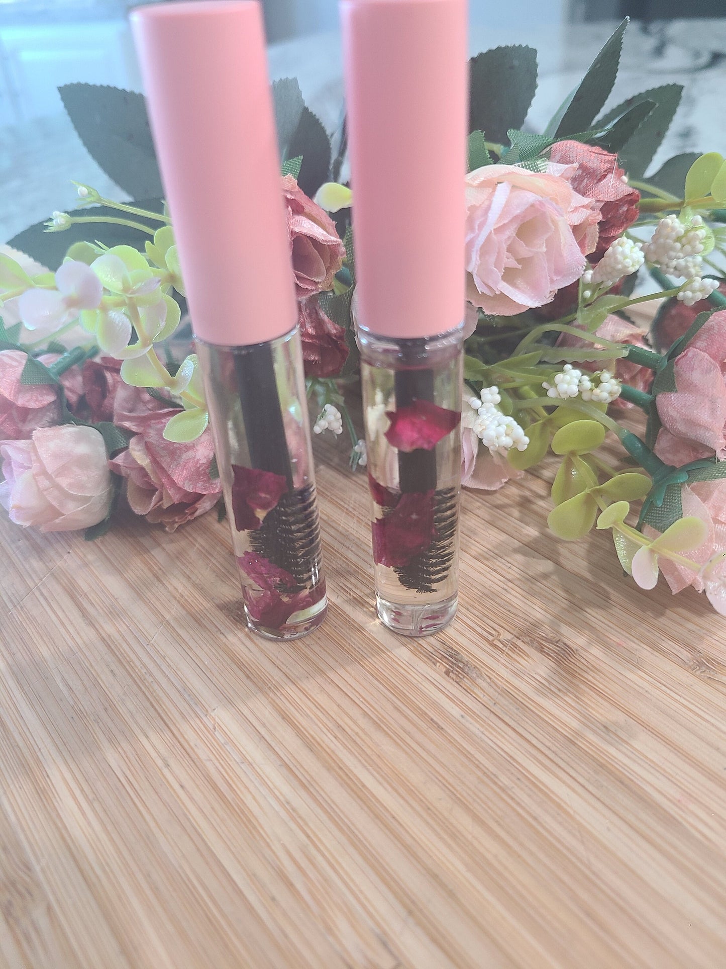 Eyelash and Eyebrow Growth Serum with Hemp Oil Castor Oil. Lash Strengthener All Organic Ingredients